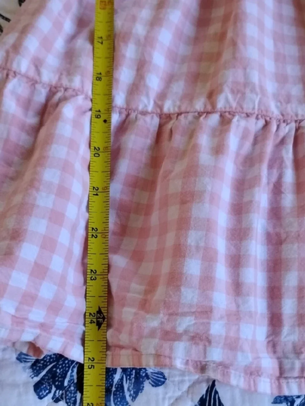 The Children's Place Pink Gingham Smocked Kids Dress